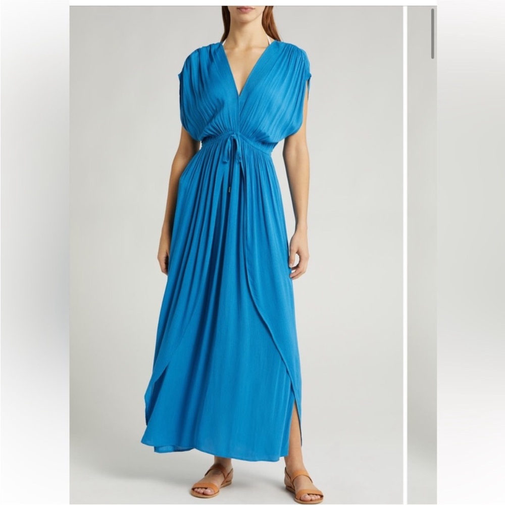 Elan Wrap Maxi Cover Up Dress
